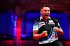 Gerwyn Price jubelt bei den Betfred World Matchplay in den Winter Gardens, Blackpool.