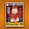 Magazincover mit Porträt, roten Plastikutensilien vor dem Gesicht und der Titelzeile „Plan7 Woche“.