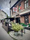 Am Montag (20. Juli) war die Terrasse aufgebaut. Vorerst wird sie dort auch bleiben.