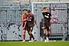 Ben Voll und Marcus Mathisen nach dem 2:2 von St. Pauli gegen Deportivo de A Coruña in Hamburg.