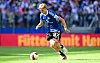 Louis Lemke vom HSV dribbelt im Testspiel gegen FC Everton im Volksparkstadion.