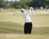 Esther Henseleit schlägt am 15. Fairway bei den AIG Women's Open im Royal Lytham and St Annes Golf Club.