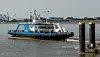 Weserfähre „Bremerhaven“ fährt von der Seebäderkaje in Bremerhaven Richtung Blexen.