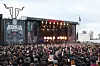 Any Given Day auf der Headbangers Stage in Wacken vor feierndem Publikum im Bullhead City-Bereich.