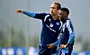 Yussuf Poulsen und Patson Daka trainieren für den Hamburger SV im Trainingslager in Längenfeld.