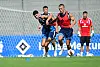 Daniel Elfadli und Miro Muheim trainieren im adidas Home Ground in Herzogenaurach für den Hamburger SV.