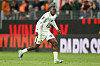 Jacques Ekomie von Angers sprintet beim Ligue-1-Spiel gegen Stade Rennais über den Rasen.