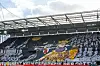 Die Choreo der Kölner Fans im Derby gegen Düsseldorf