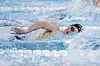 Johannes Liebmann schwimmt bei den Europameisterschaften durch das Becken in Paris.