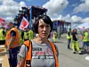 Die stellvertretende HHLA-Betriebsratsvorsitzende Jana Kamischke