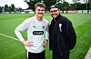Ex-St. Pauli-Keeper Benedikt Pliquett (r.) mit dem aktuellen Schlussmann Simon Spari