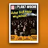 Titelseite der „Plan7-Woche“ mit Konzertpublikum und dem Aufruf „Jetzt bloß nicht wegsehen!“