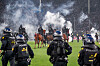 Nach den Ausschreitungen: Laute Fan-Maßnahmen im Zweitliga-Stadion