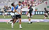 Daniel Elfadli vom Hamburger SV läuft im Testspiel gegen den FC Toulouse über den Rasen.
