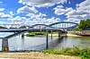 Verbindet Rothenburgsort mit der Hafencity: Fuß- und Radwegbrücke in Entenwerder. Am 7. September wird sie eröffnet.