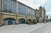 Der Dammtorbahnhof von der Rückseite