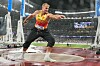Mika Sosna bei der WM im Diskus-Ring