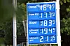 Tankstelle Anzeigetafel