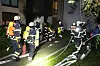 Die Feuerwehr beim Einsatz in der Gärtnerstraße