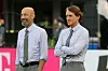 Gianluca Vialli neben Roberto Mancini bei der UEFA Nations League