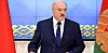 Weißrusslands Präsident Alexander Lukaschenko im Staatsfernsehen