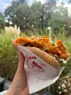 Es gibt auch eine vegane Döner-Variante ohne Gluten.