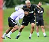 Joel Chima Fujita im Training gegen Peter Nemeth