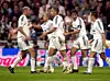 Das Star-Ensemble um Zinedine Zidane von Real Madrid 2005.