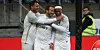 Beim Abschiedsspiel von Ronaldinho (r.) in Frankfurt 2018 war auch Rafael van der Vaart (M.) mit von der Partie.