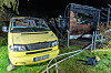 Explosion auf Mobilheimplatz: Fenster fliegen in Vorgarten