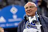 Felix Magath mit HSV-Schal