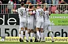 Die Profis des FC St. Pauli jubeln