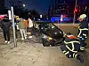 Die Unfallstelle auf dem Steindamm in Hamburg-St. Georg.