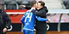 Für Christian Titz und den 1.FC Magdeburg (hier Alexander Bittroff/l.) gab es zuletzt wieder reichlich Grund zur Freude.
