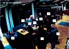 Aufnahmen einer Sicherheitskamera sollen Stefan Rücker (ganz links) in der Lobby eines Hotels in Dänemark zeigen.