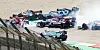 Auf Abwegen: Zahlreiche Formel-1-Wagen kamen beim Toskana-GP in Mugello durch Unfälle vom Kurs ab