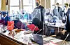 Die Angeklagten vor Gericht
