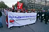 Demo-Transparent: Kein Fußbreit dem Faschismus