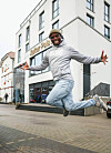 Franklyn Kakyire ist Tänzer, Performer, Choreograf – auch in der „HipHop Academy“ im „Kultur Palast“ in Billstedt.