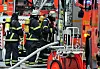 Die Feuerwehr verhinderte eine Ausbreitung der Flammen. (Symbolfoto)