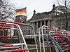 Absperrelemente am Berliner Reichstag (Archivbild)