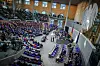 Der Plenarsaal im Bundestag
