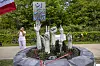 Das Mahnmal vor dem persischen Konsulat