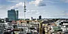 Ein Blick über die Dächer Hamburgs. Altona weist den höchsten Anstieg der Inzidenzzahl auf.