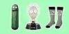 Von der Serie „Rick and Morty“ gibt es jede Menge coole Fanartikel, die sich perfekt als Geschenk für einen 'Rick and Morty'-Fan eignen.