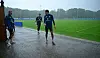 Regen-Chaos vor dem HSV-Trainingsplatz