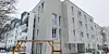 Dieser schlichte hellen Neubau mit 21 Eigentumswohnungen in Eilbek wurde in einen Innenhof gebaut.
