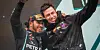 Ein erfolgreiches Team: Mercedes-Pilot Lewis Hamilton und Teamchef Toto Wolff.
