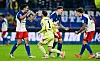 Die HSV-Profis feiern den Heimsieg gegen Stuttgart