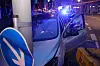 Das Tatfahrzeug nach der Flucht der Insassen